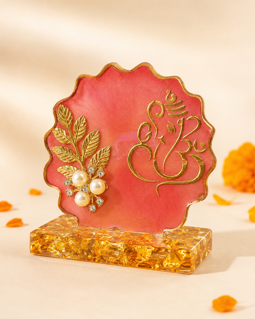 Resin Ganesha car dashboard idol keepsake – Raksha Bandhan gift